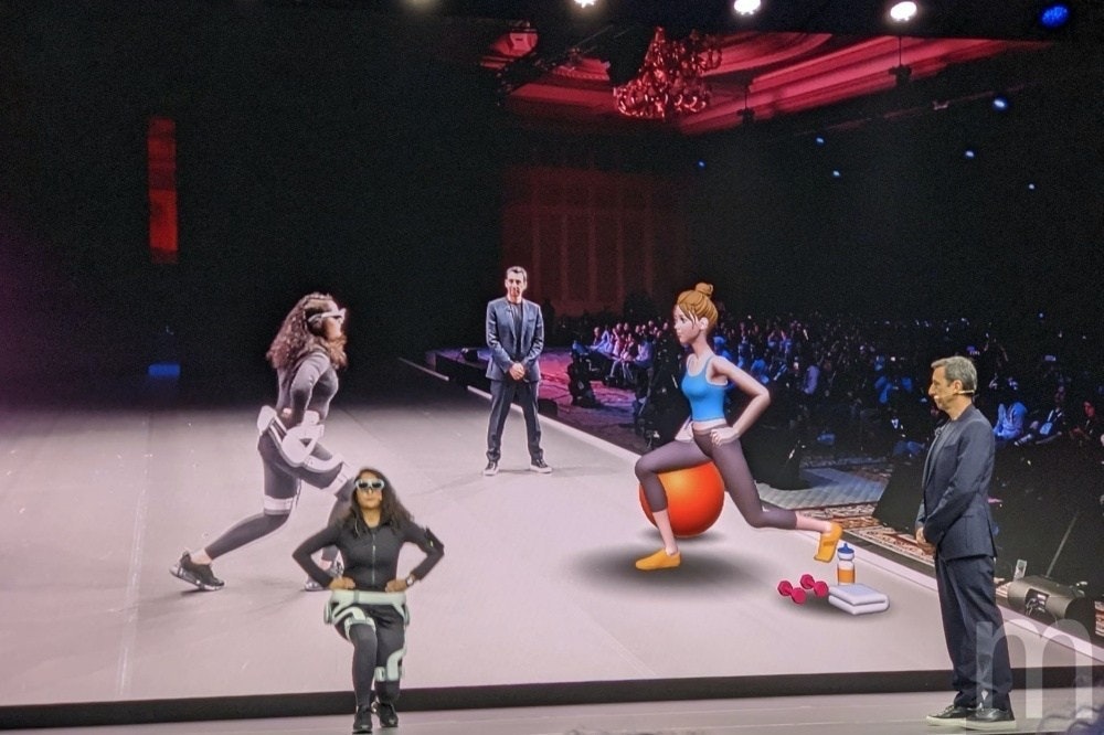 照片中包含了性能、2020年國際CES、步態、音樂劇院、消費類電子產品