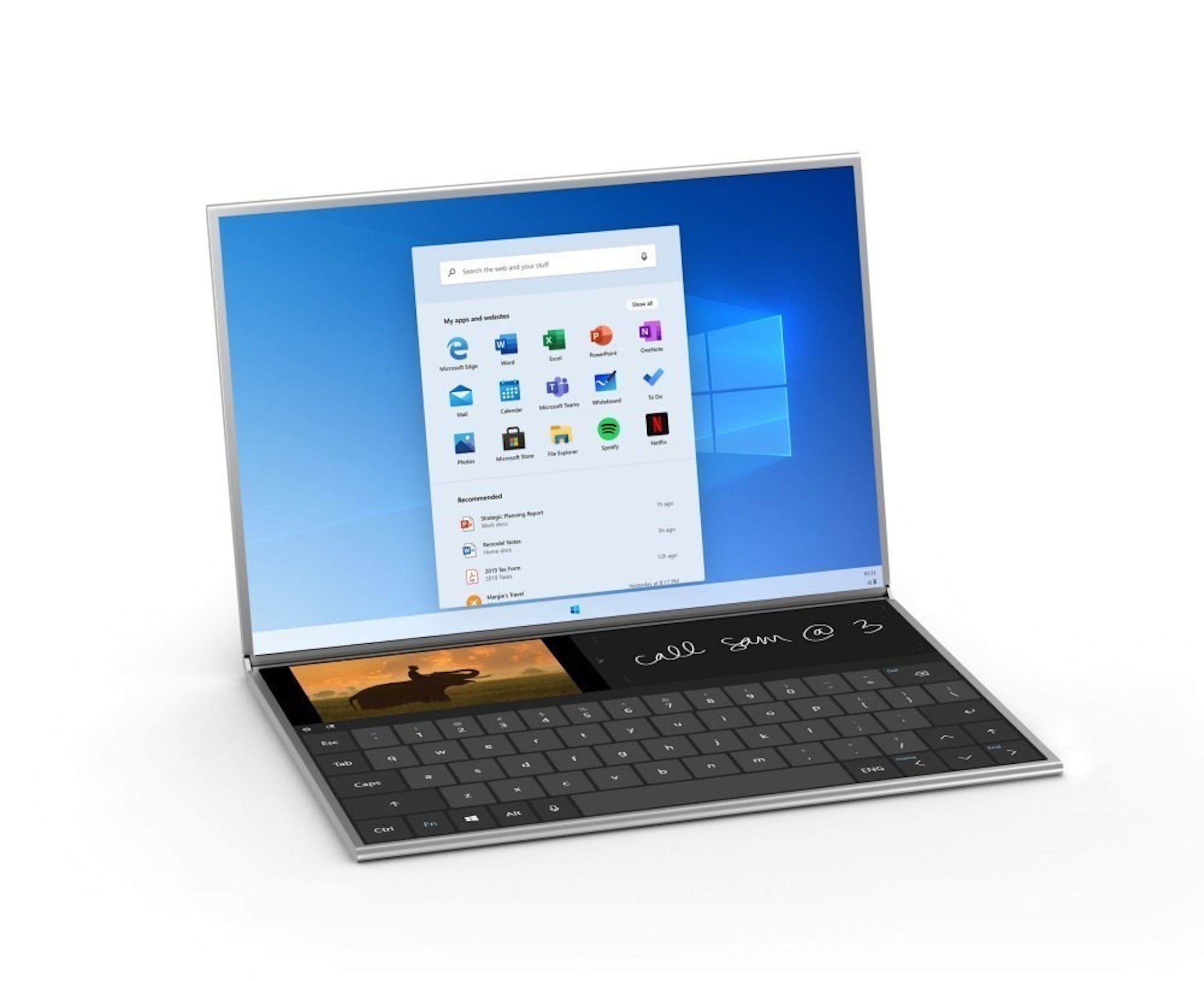照片中提到了P eah the and your stu、My aes and welhes、Soa，包含了Windows 10倍、微軟公司、Windows核心操作系統、微軟Windows、表面新