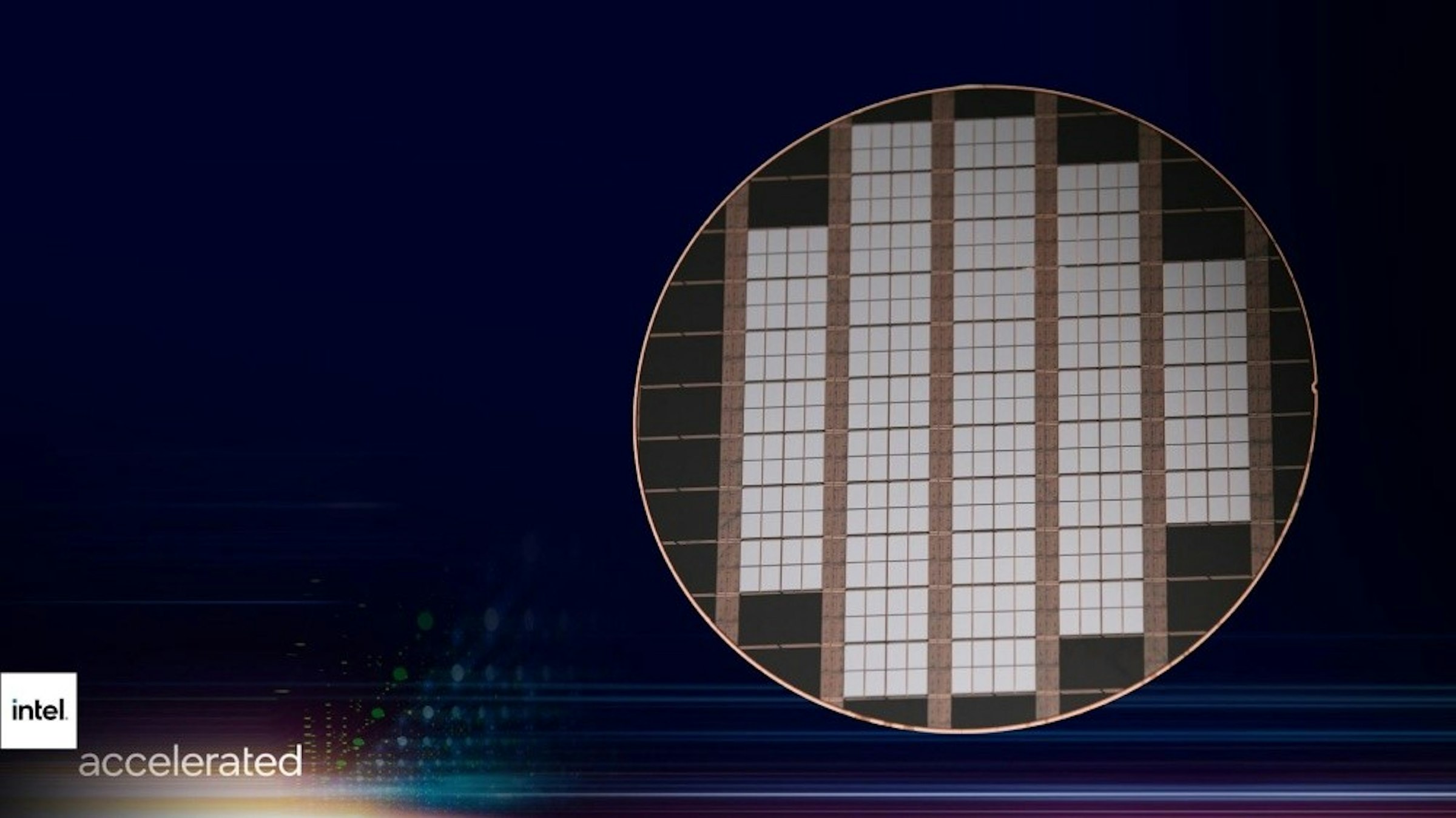 照片中提到了intel.、accelerated，跟尼特爾有關，包含了流星湖英特爾、英特爾、流星湖、中央處理器、奧爾德湖