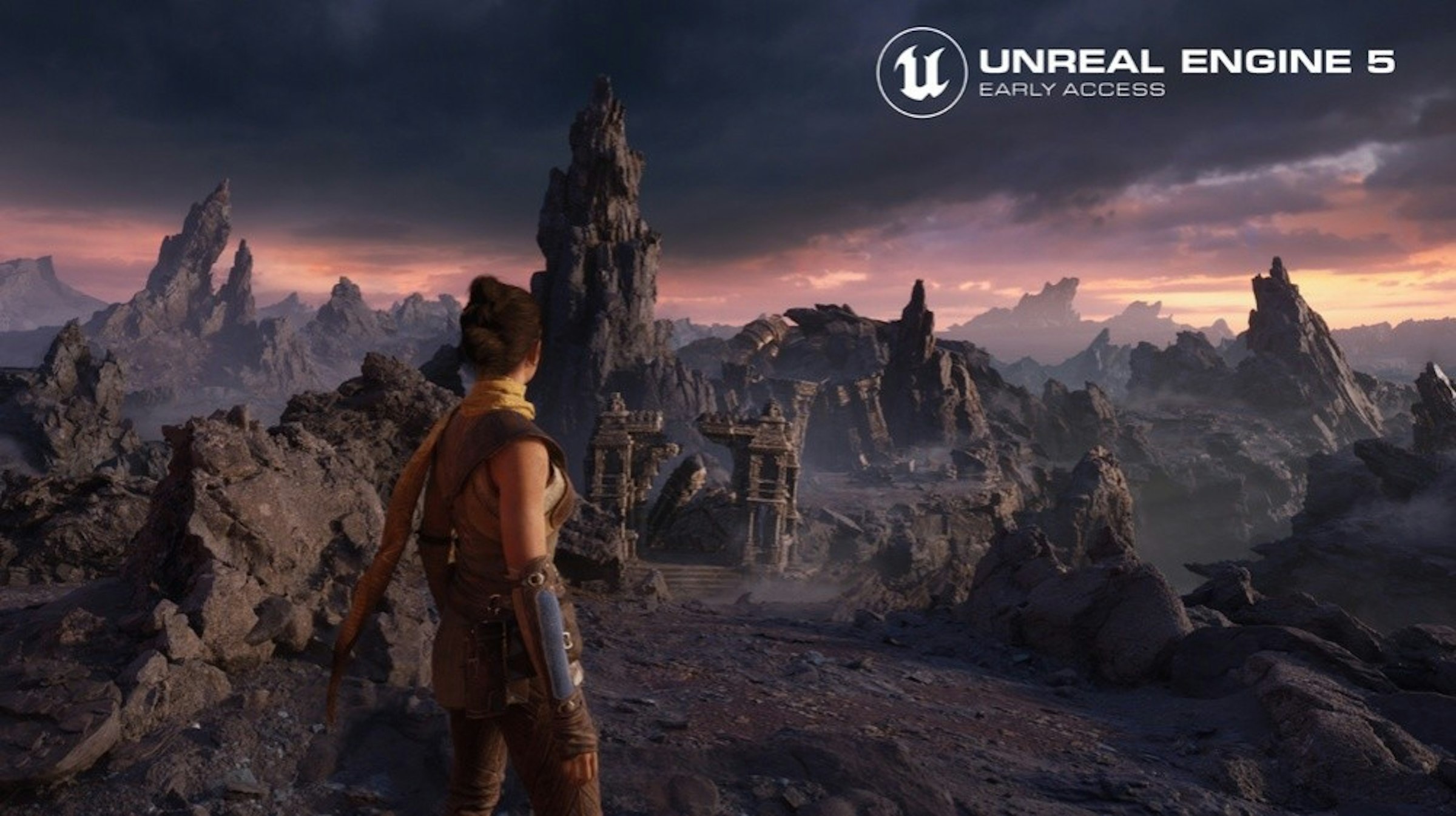 照片中提到了UNREAL ENGINE 5、EARLY ACCESS，包含了虛幻引擎、虛幻、史詩遊戲、虛幻引擎、遊戲引擎