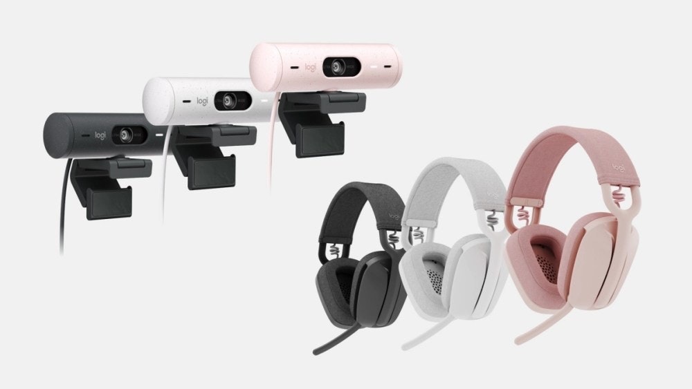 照片中提到了logi、600,包含了羅技、羅技 Zone Vibe 125、羅技、羅技、羅技 BRIO