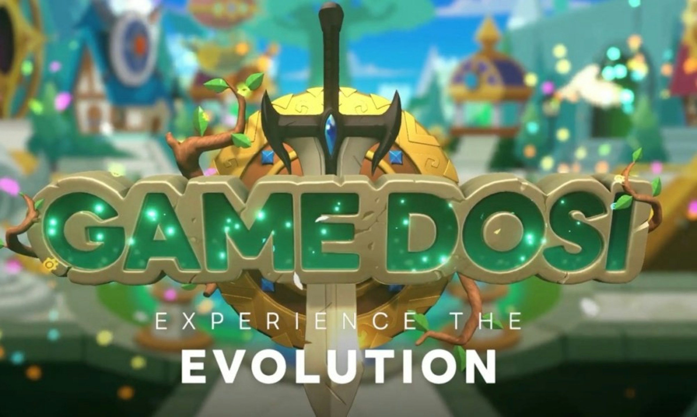 照片中提到了GAME DOSP、EXPERIENCE THE、EVOLUTION，跟特拉梅爾烏鴉公司有關，包含了遊戲、馬什迪吉、區塊鏈遊戲、網站、圖形