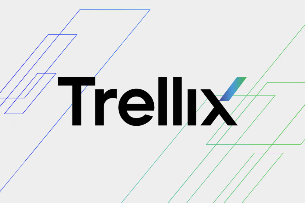 照片中提到了Trellix,跟泰林有關,包含了圖、馬什迪吉、牌、產品設計、商標