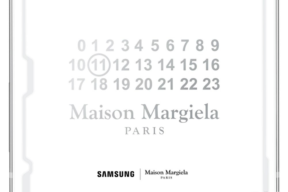 照片中提到了0123456789、10(11)12 13 14 15 16、17 18 19 20 21 22 23，跟Maison Margiela、三星集團有關，包含了maison margiela 標誌、時尚、T恤衫
