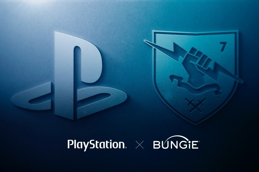 照片中提到了PlayStation. X BÚNGIE，跟邦吉、的PlayStation有關，包含了索尼收購邦吉、命運、命運2、邦吉公司、索尼互動娛樂