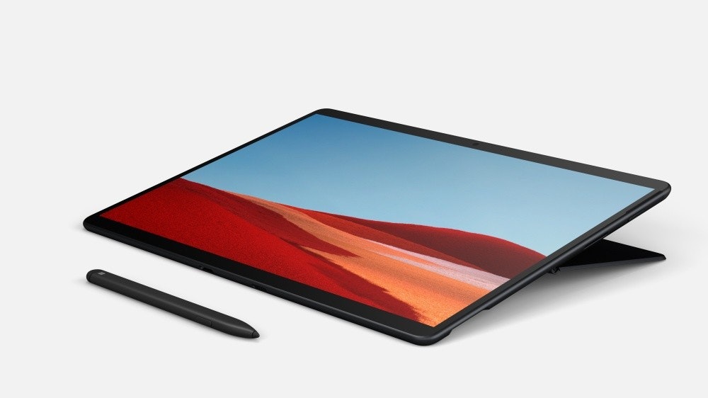 照片中包含了微軟 Surface Pro x 2019、Surface Pro X、Surface Pro 5、Surface Pro 7、Surface筆記本電腦3