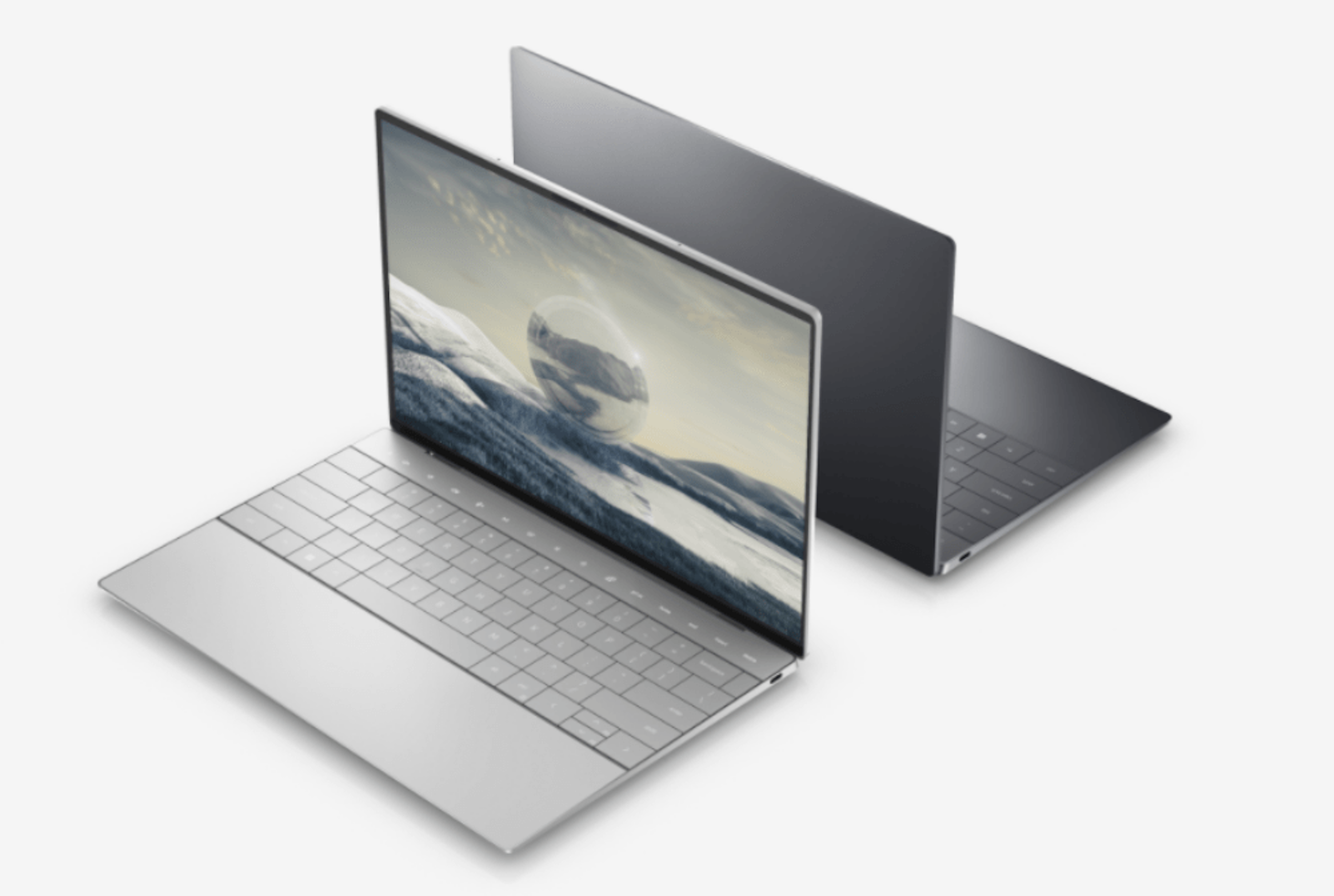 照片中包含了上網本、戴爾電腦、戴爾XPS 13-9350、消費電子展 2022、戴爾電腦