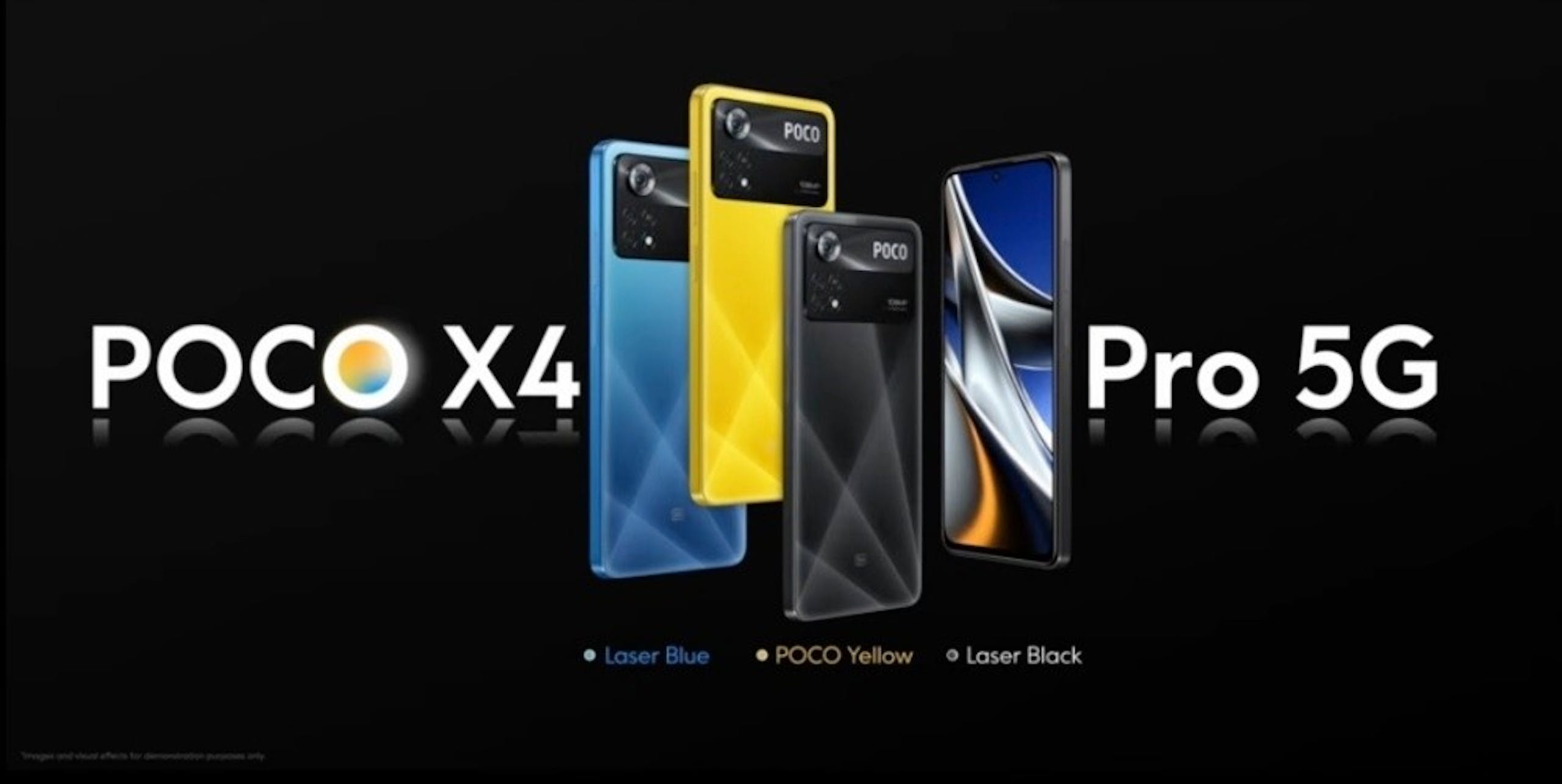 照片中提到了POCO、POCO、РОСО Х4，包含了多媒體、平面設計、產品設計、移動電話、設計