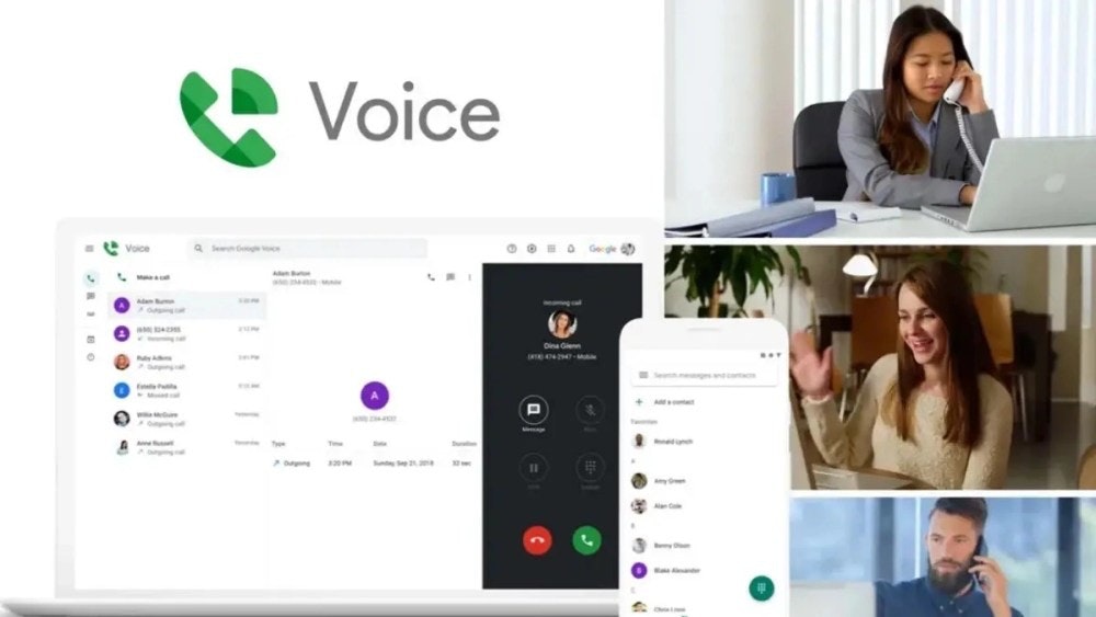 照片中提到了Voice、142、A,跟語音手機有關,包含了谷歌語音、谷歌語音、谷歌、電話、Google Workspace