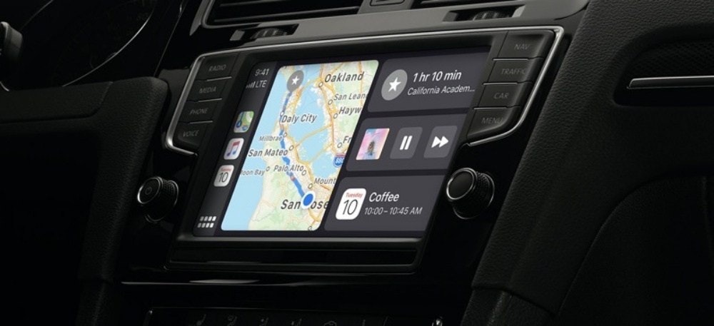 照片中提到了m、1111、9:41，包含了carplay界面、汽車遊戲、汽車、Android Auto、蘋果