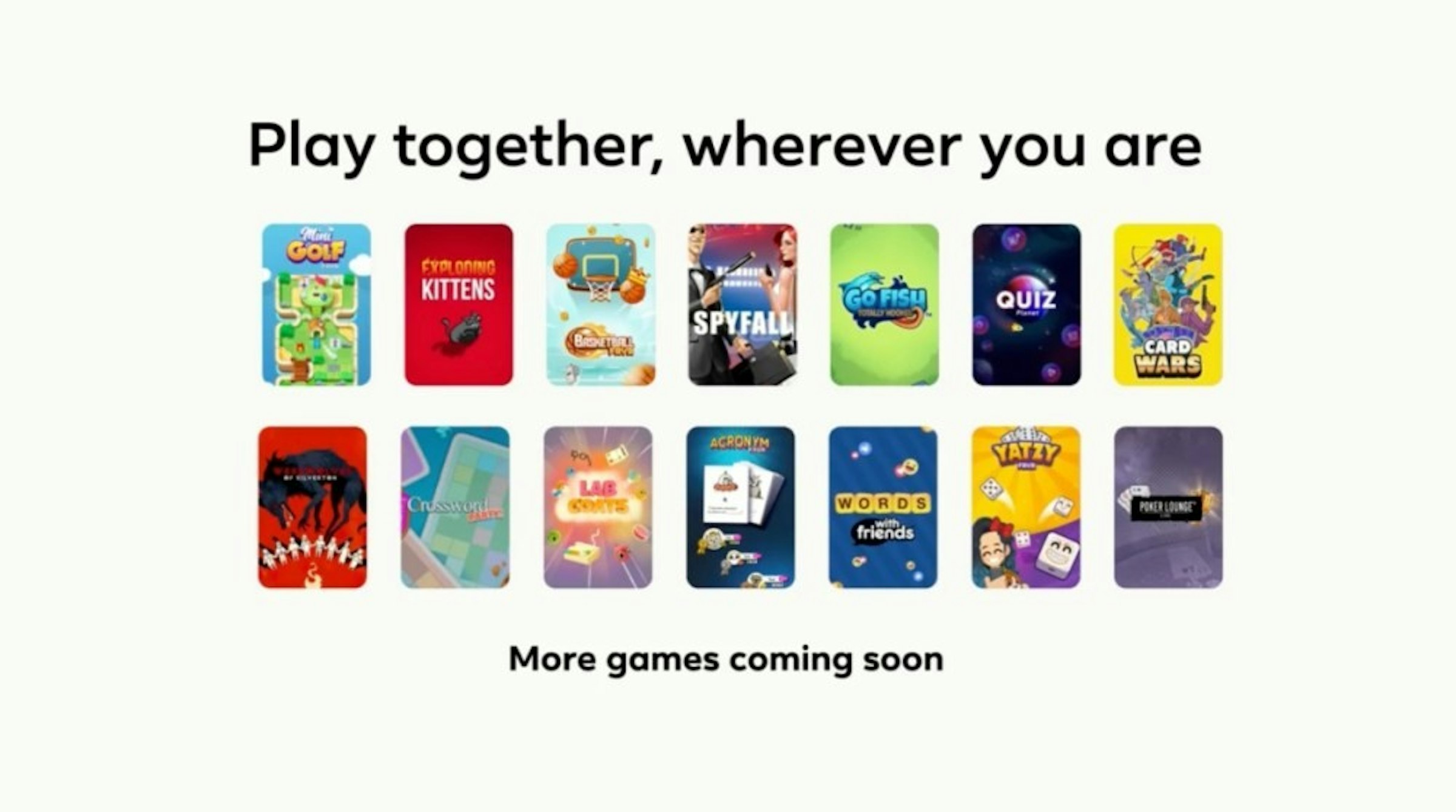 照片中提到了Play together, wherever you are、GOLF、EXPLODING，跟可可粉撲、貝勒里夫鄉村俱樂部有關，包含了通訊、手機、安卓系統、的iOS、移動設備