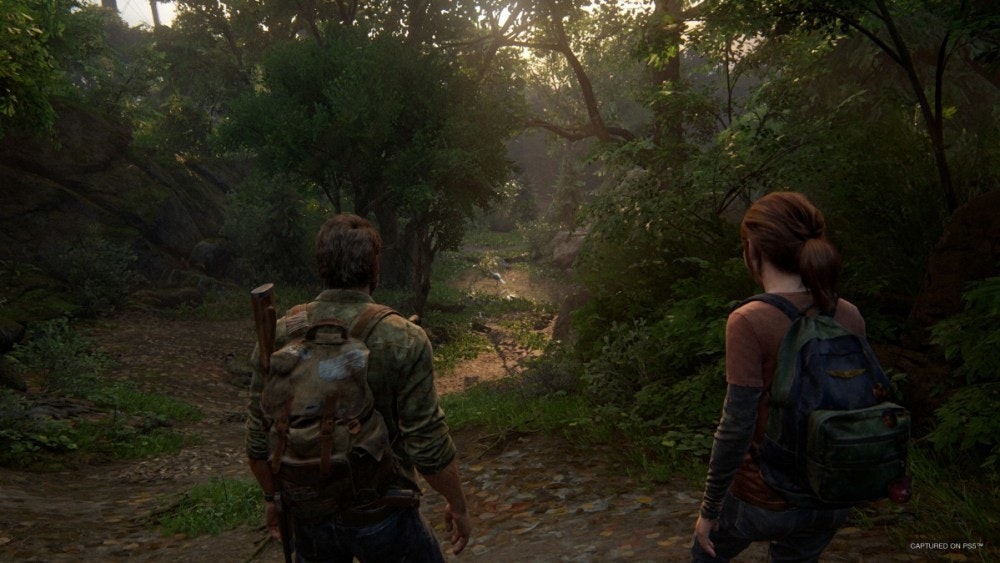 照片中提到了CAPTURED ON PS5™,包含了我們最後的電腦、最後生還者第一部分、我們的最後、艾莉、個人電腦
