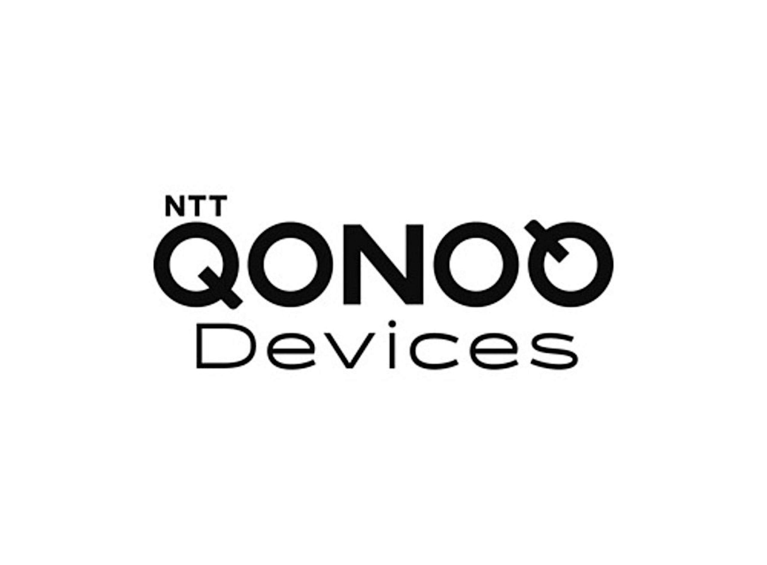 照片中提到了NTT、QONOO、Devices,跟安琪有關,包含了ntt コノキュー、日本電報電話、NTT Docomo、NTT 陽極能源公司、XR City‐新感覚街あそびアプリ
