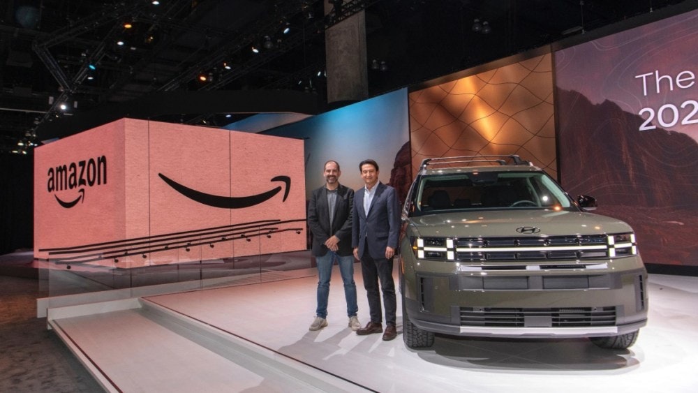照片中提到了amazon、The、202,跟亞馬孫有關,包含了亞馬遜微笑、亞馬遜網、汽車、現代汽車公司、營業額