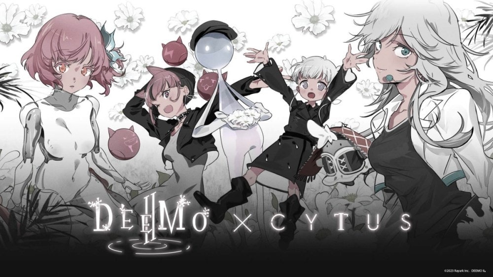 照片中提到了DE MO、XCYTUS、©2023 Rayark Inc. DEEMO,包含了迪莫2、迪莫、DEEMO II、Cytus II、Cytus