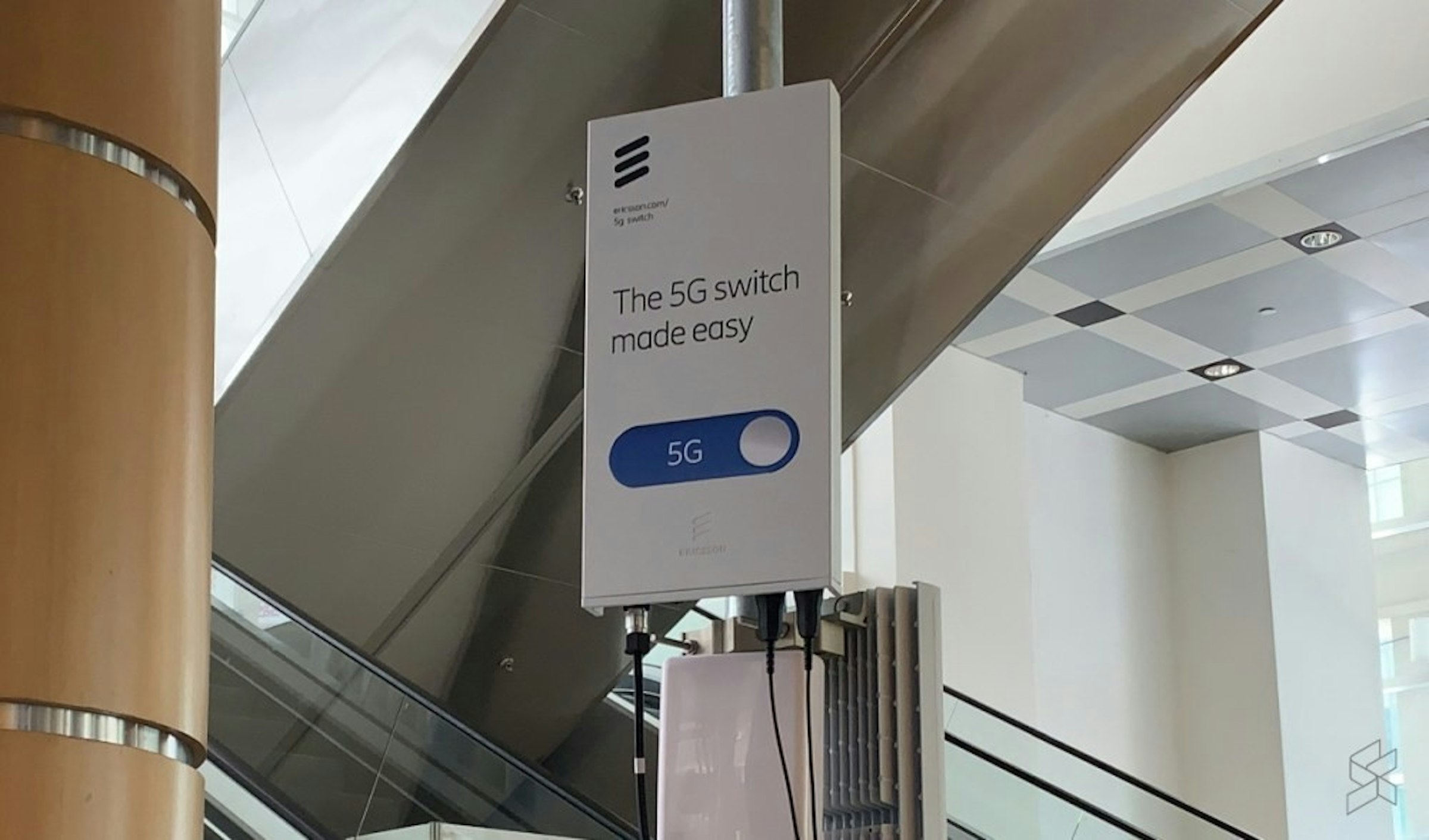照片中提到了The 5G switch、made easy、5G，包含了愛立信馬來西亞 5g、馬來西亞、5G、愛立信、數字國家