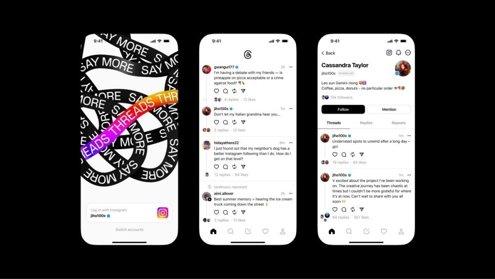 照片中提到了Log in with Instagram、jiho100x Ⓒ、Switch accounts,包含了設計、設計、文本、室內設計、元