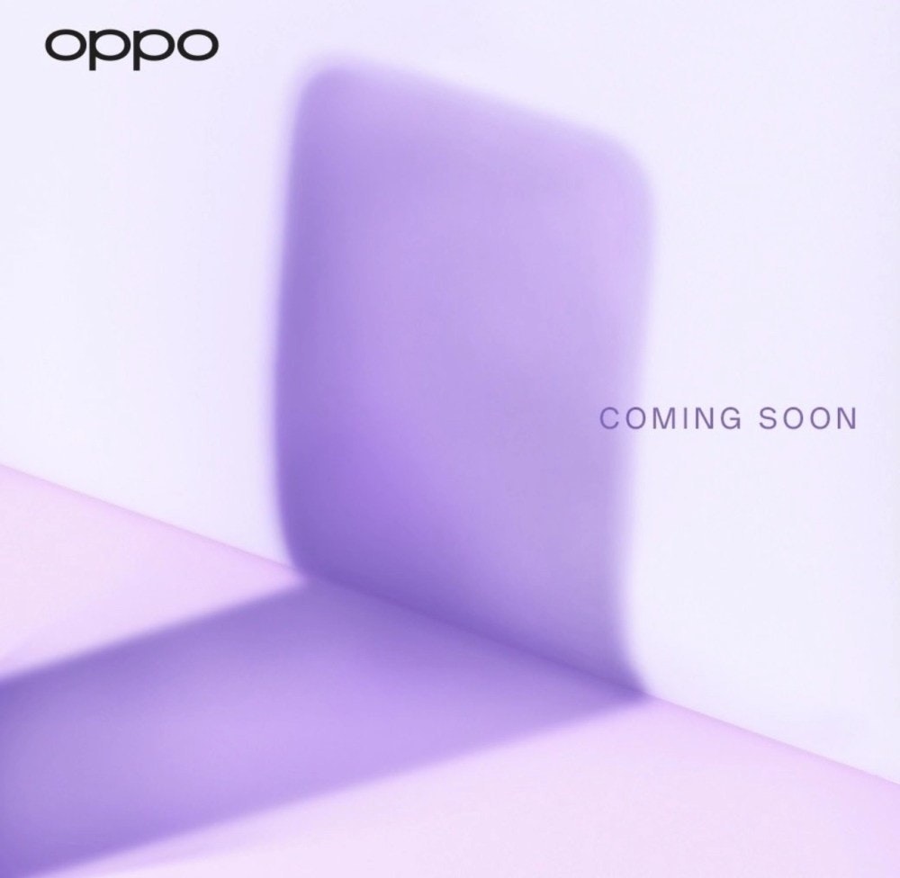 照片中提到了oppo、COMING SOON,跟Oppo有關,包含了紫丁香、設計、世界移動大會 2023、產品設計、紫色