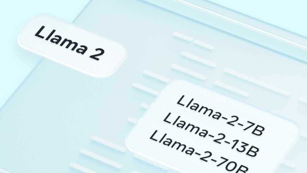 照片中提到了Llama 2、Llama-2-7B、Llama-2-13B,包含了駱駝、駱駝、駱駝、大型語言模型、人工智能