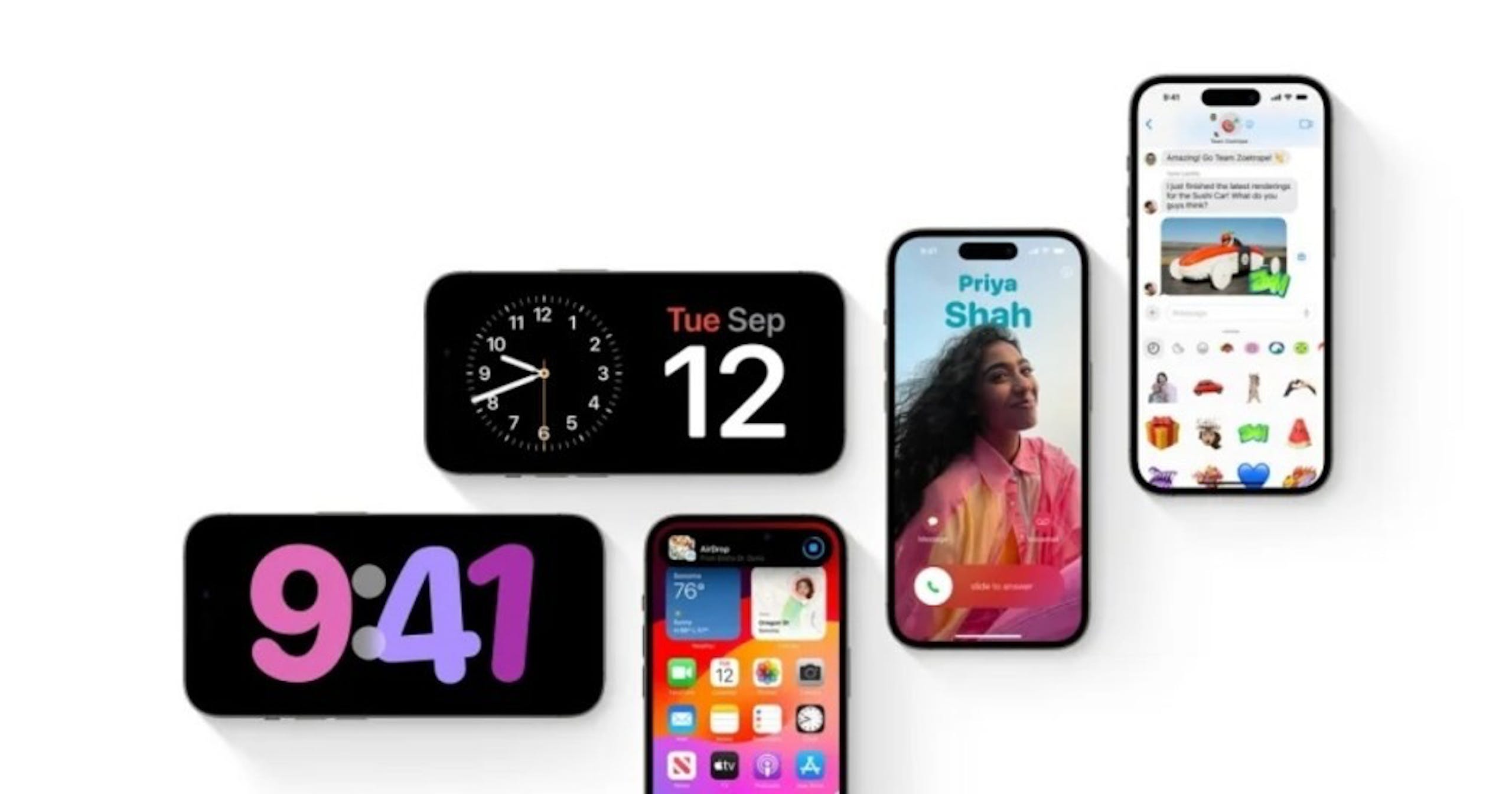 照片中提到了9:41、Tue Sep、12，包含了蘋果17、iPhone SE、IOS 17、蘋果、蘋果