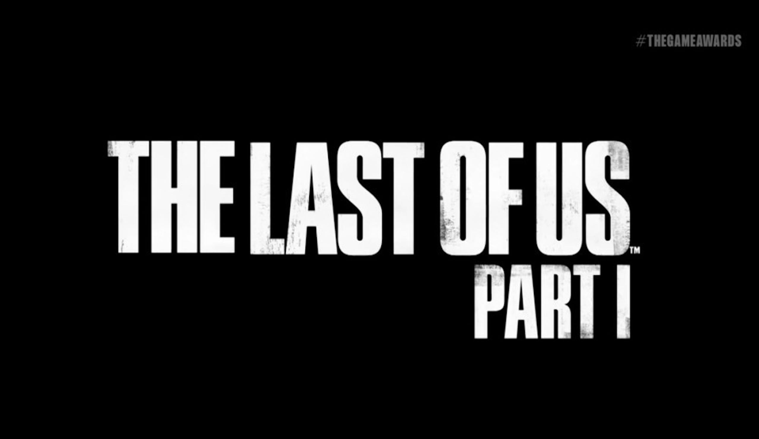 照片中提到了#THEGAMEAWARDS、THE LAST OF US、PARTI,包含了我們最後的電腦、最後生還者第一部分、我們的最後、退貨、2022 年遊戲大獎