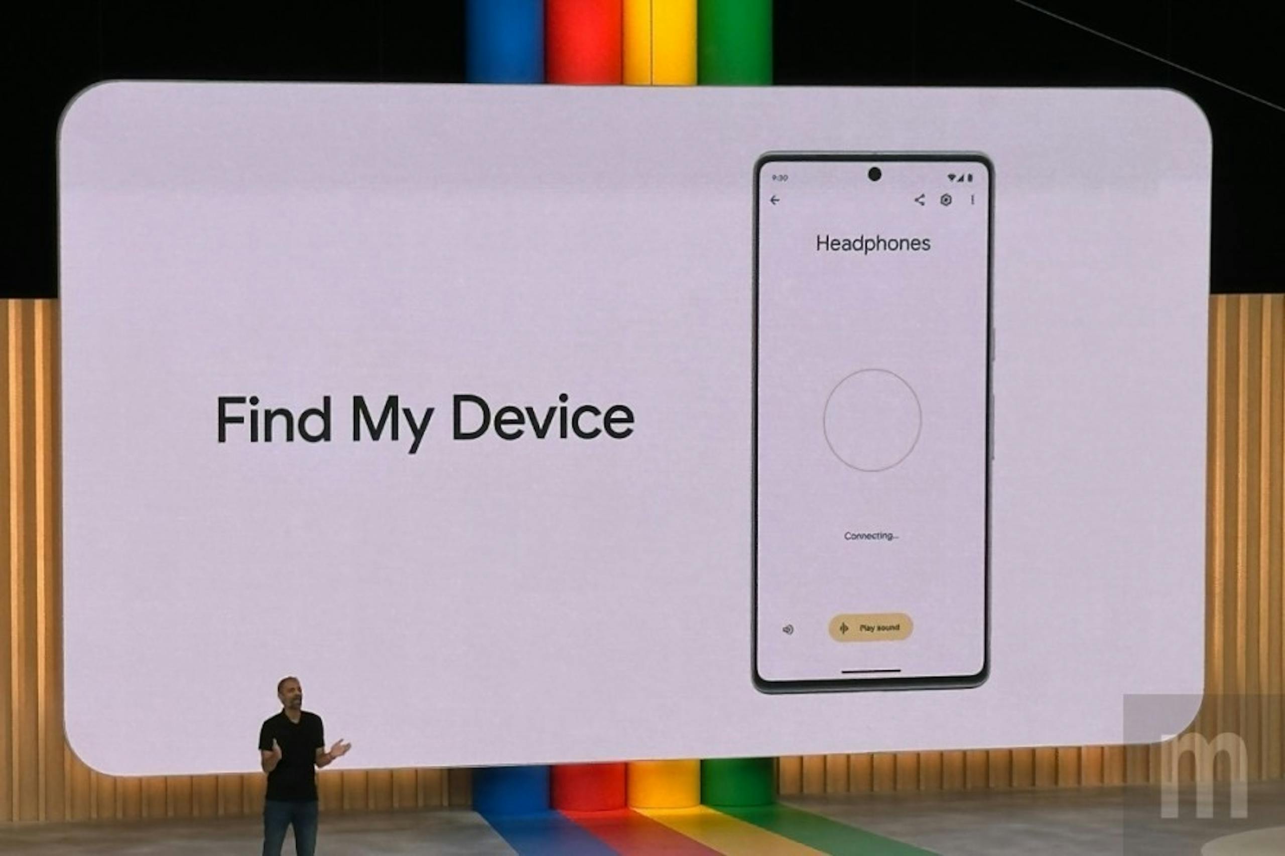 照片中提到了Find My Device、<O、Headphones，包含了谷歌、谷歌、Google電話、安卓系統、移動電話