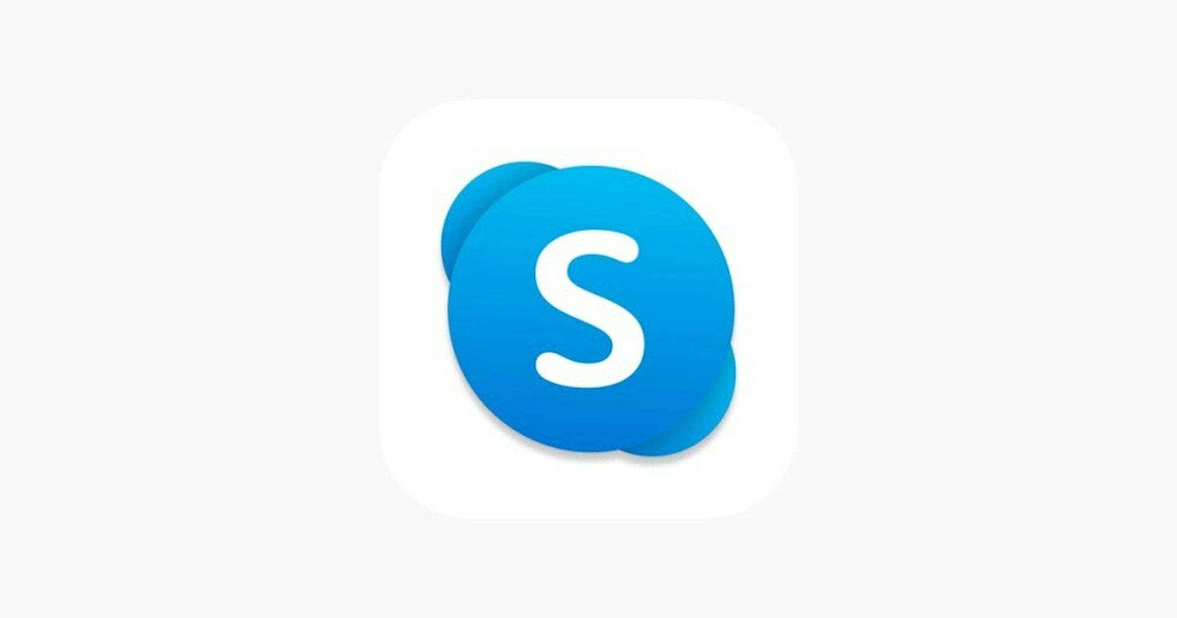照片中提到了S，跟Skype的有關，包含了數、商標、蘋果手機、徽