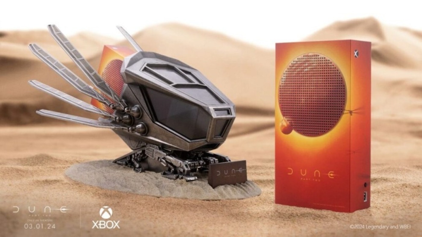 Microsoft and Dune: Part II Launch Exclusive Xbox Series S with Magnetic Levitation Controller Stand and Flight Simulator Content