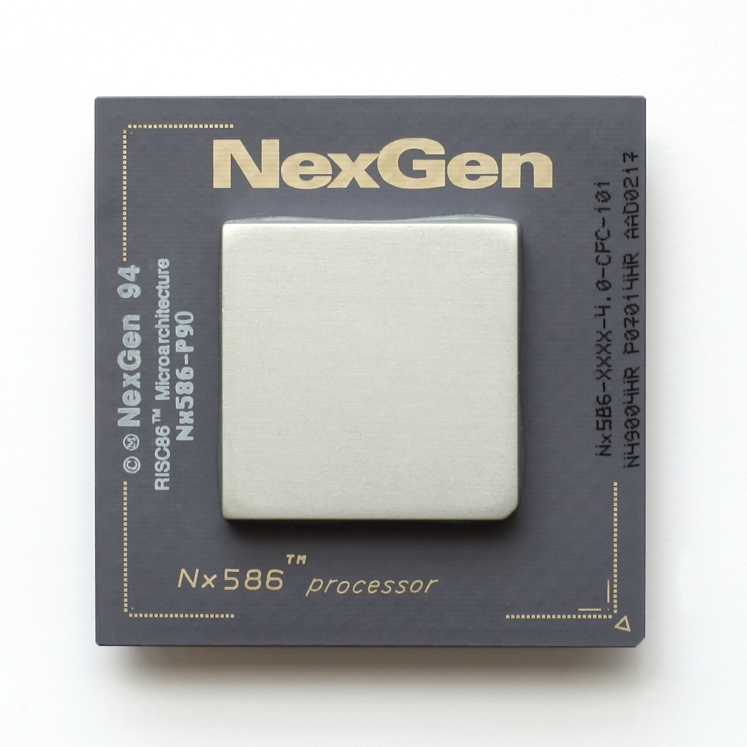 照片中提到了NexGen、TM、Nx586，跟Nexcare有關，包含了奔騰III 533 MHz、H`nf、產品設計、牌、英特爾