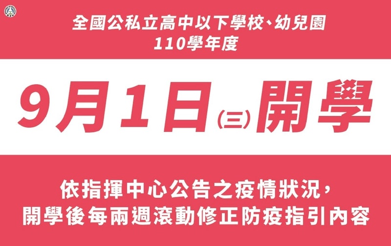 9月開學防疫指引、停課標準懶人包：台北、新北、台中、高雄開學防疫措施