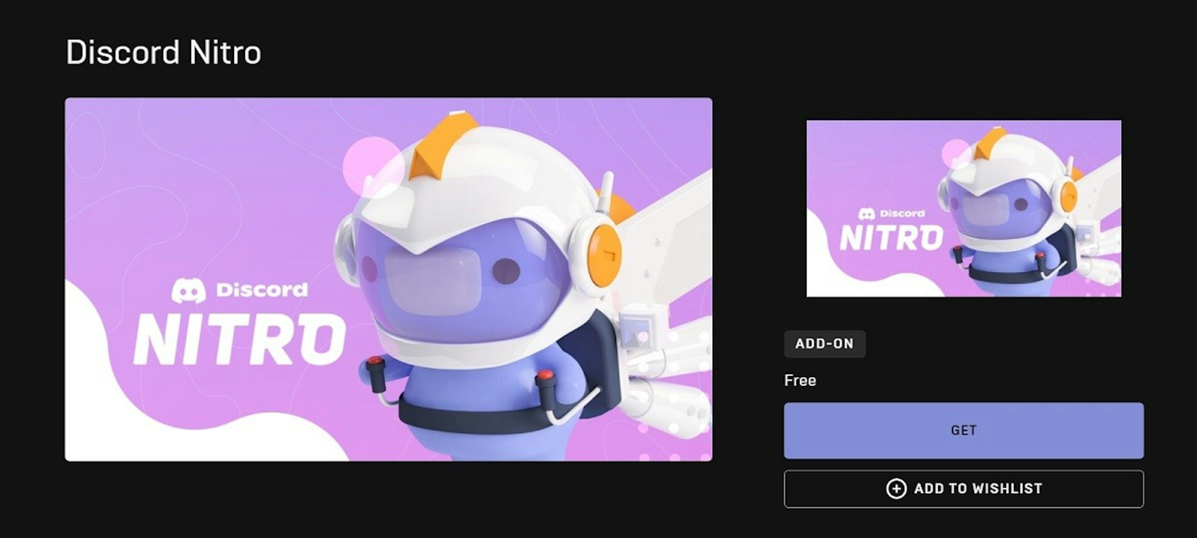 照片中提到了Discord Nitro、O Discord、NITRO，跟硝基、硝基有關，包含了動畫片、產品設計、產品、牌、屏幕截圖