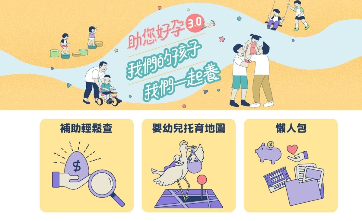 照片中提到了助您好孕80、我一起、補助輕鬆查,包含了動畫片、剪貼畫、藝術、人類行為、設計