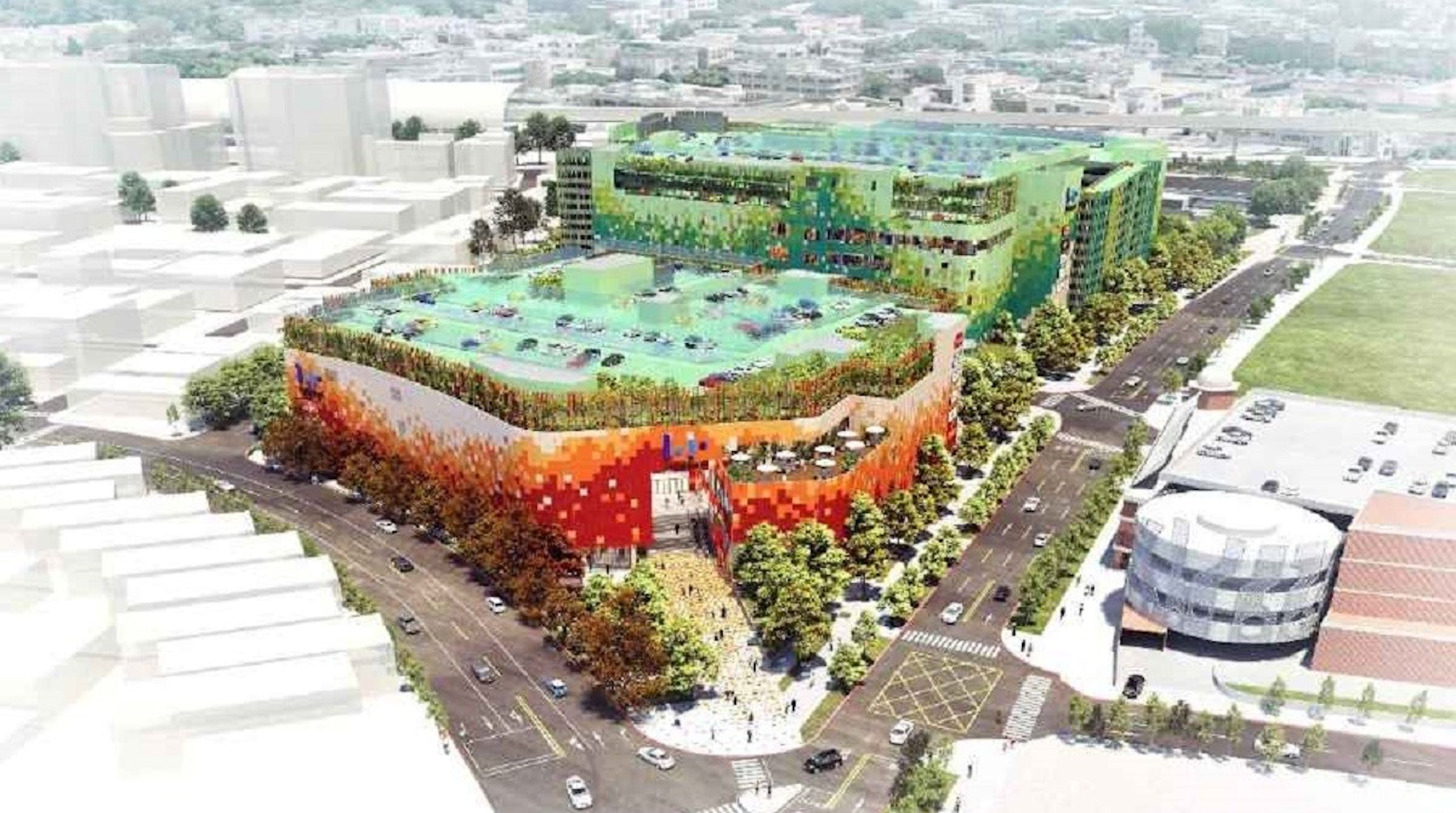 照片中包含了三井 lalaport、三井奧特萊斯購物城台中港、樂樂寶南港、Mitsui Shopping Park LaLaport 台中、三井不動產