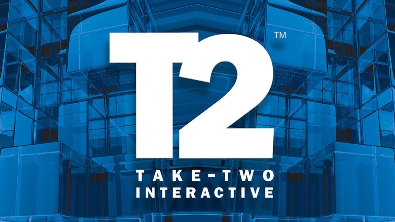 The photo mentioned TM, TAKE-TWO, INTERACTIVE, which are related to the second interaction, including taking two interactive logos: Grand Theft Auto V, Red Dead Redemption 2, Rock Star Game