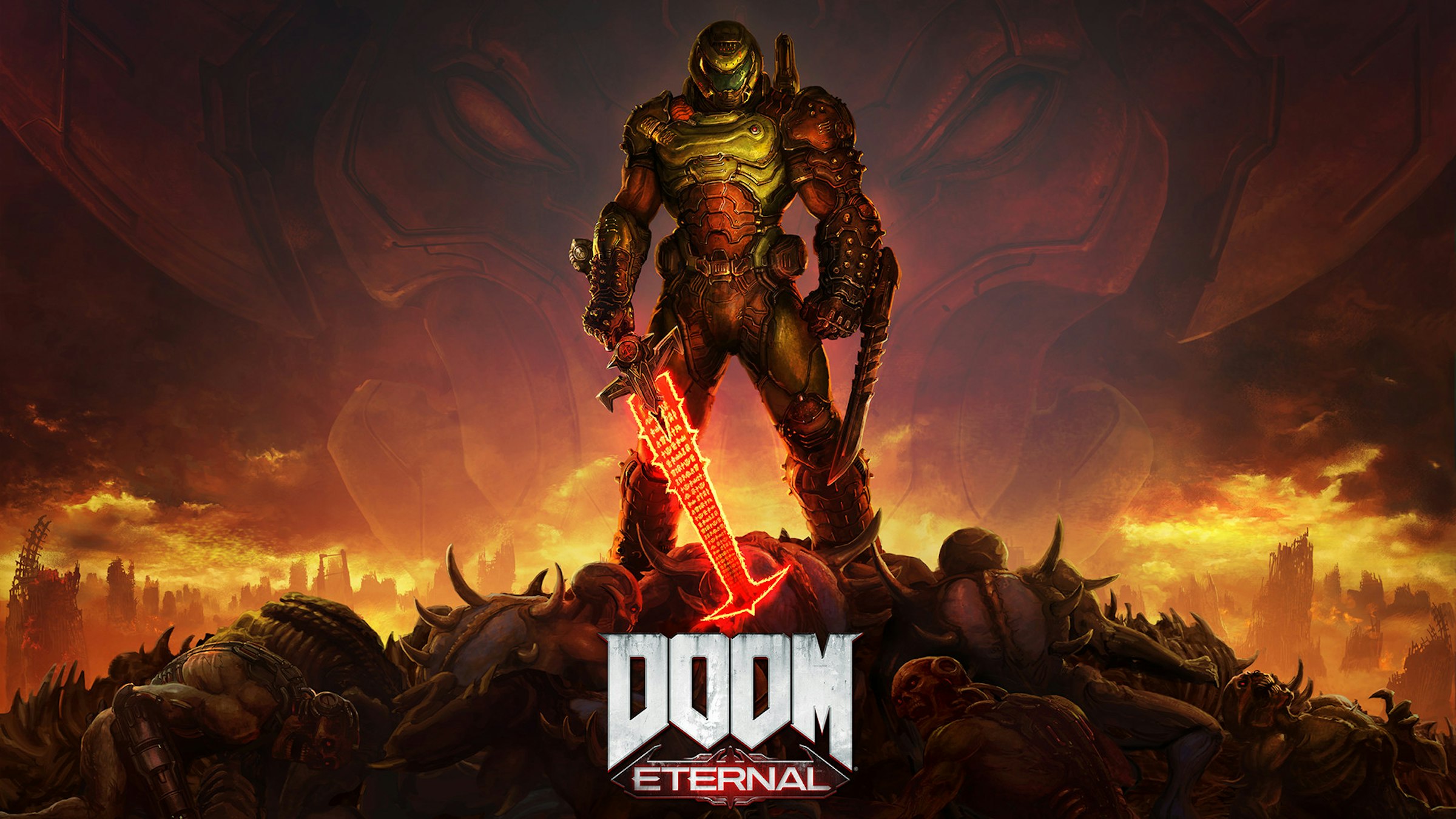 照片中提到了DODM、ETERNAL，跟貝塞斯達軟件有關，包含了永恆的毀滅戰士、永恆的毀滅戰士、毀滅戰士64、毀滅戰士