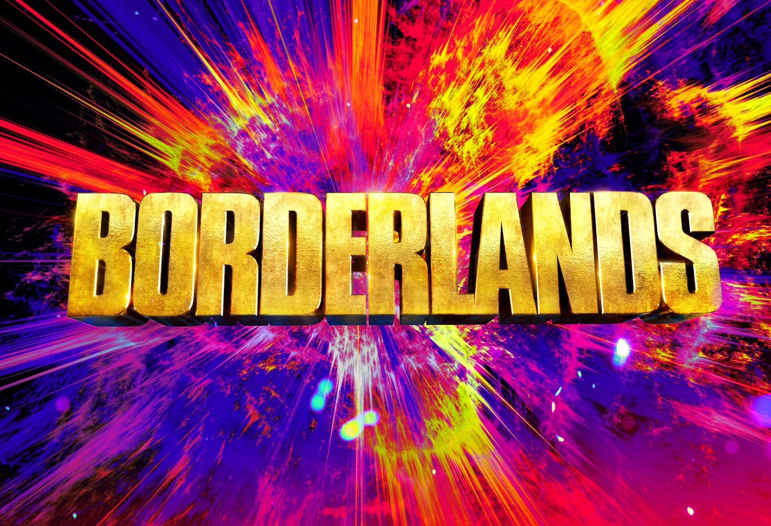 照片中提到了BORDERLANDS，跟無主之地有關，包含了無主之地 2022、來自無主之地的新故事、無主之地的故事、譁眾取寵