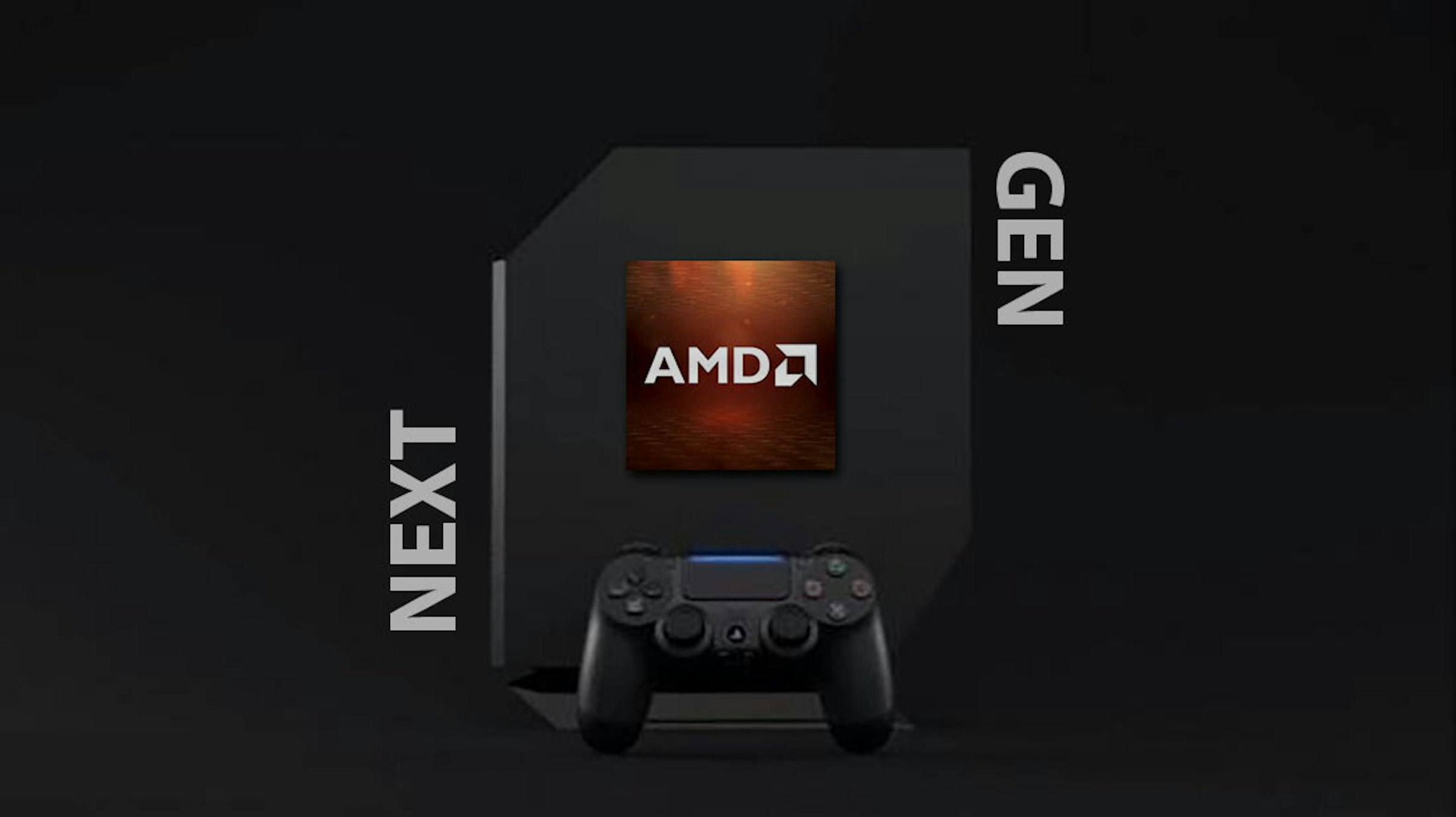 照片中提到了NEXT、AMD、GEN，跟Advanced Micro Devices公司、Advanced Micro Devices公司有關，包含了屏幕截圖、任天堂64、了索尼、的PlayStation 5、了索尼