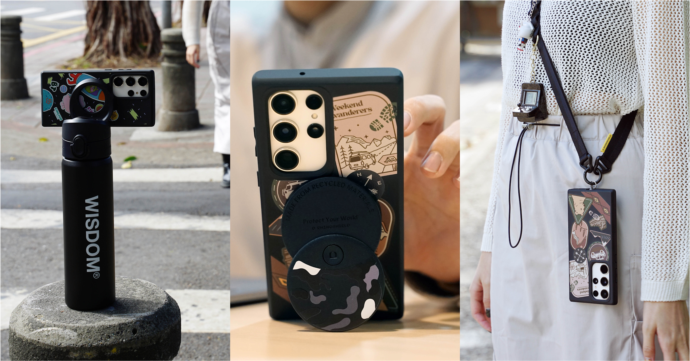 照片中提到了ILLUSTRATOR、KINGJUN、WISDOMⓇ，包含了相機配件、產品設計、相機配件、相機、設計