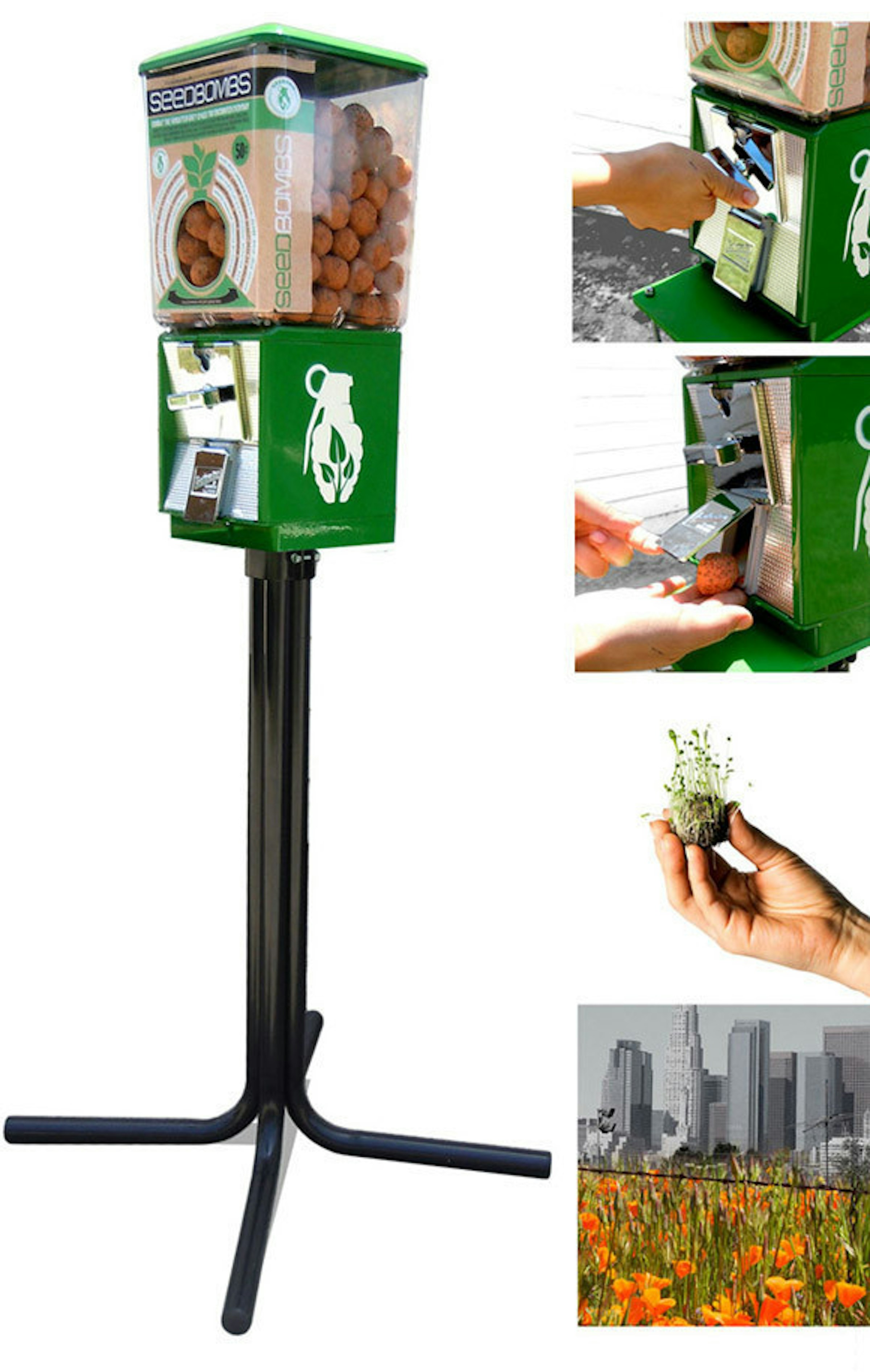 是炸你個遍地開花！GreenAid 天然花草種子扭蛋機這篇文章的首圖