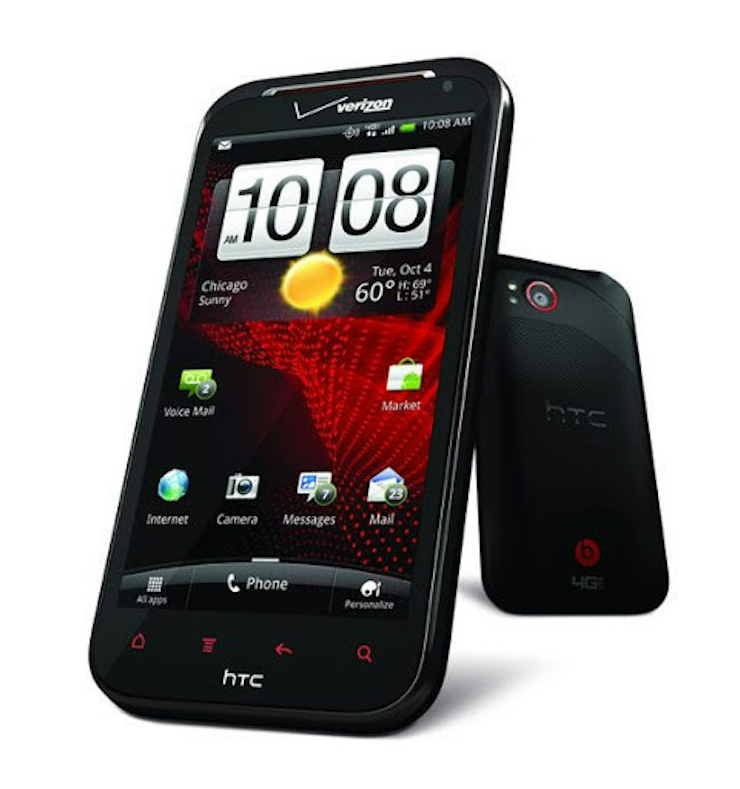 是HTC Rezound（美版、Verizon、4G）現真身...這篇文章的首圖
