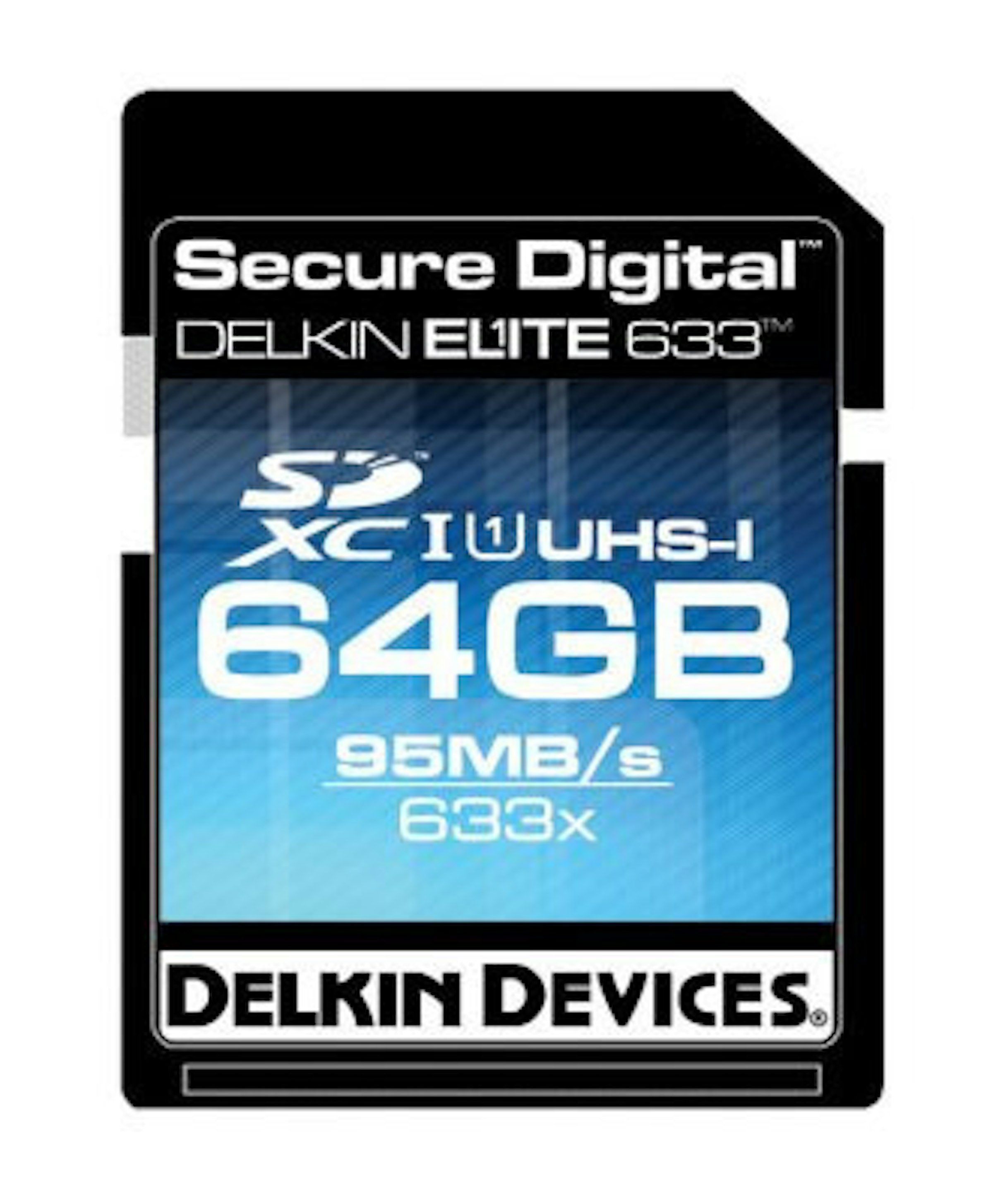 是Delkin推出很快很快地SDXC，32GB與64GB，讀取速度為95MB/s ，寫入速度為45MB/s，最神奇的是……這篇文章的首圖