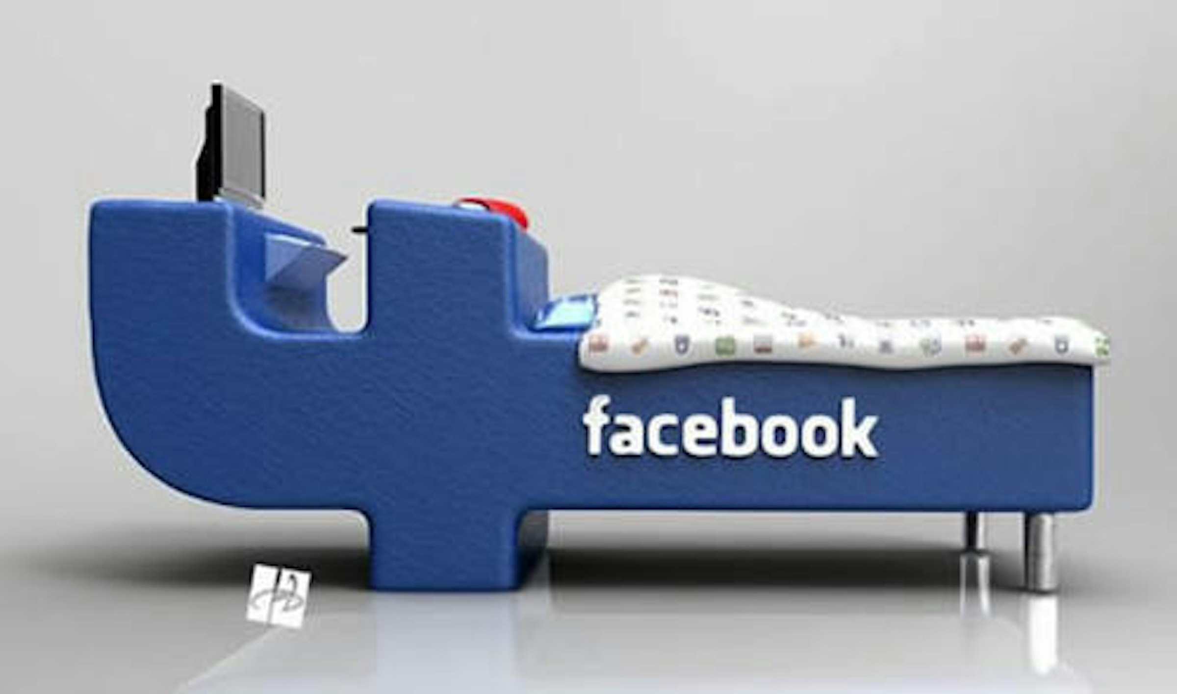 是Facebook概念床，工作睡覺一體適用這篇文章的首圖