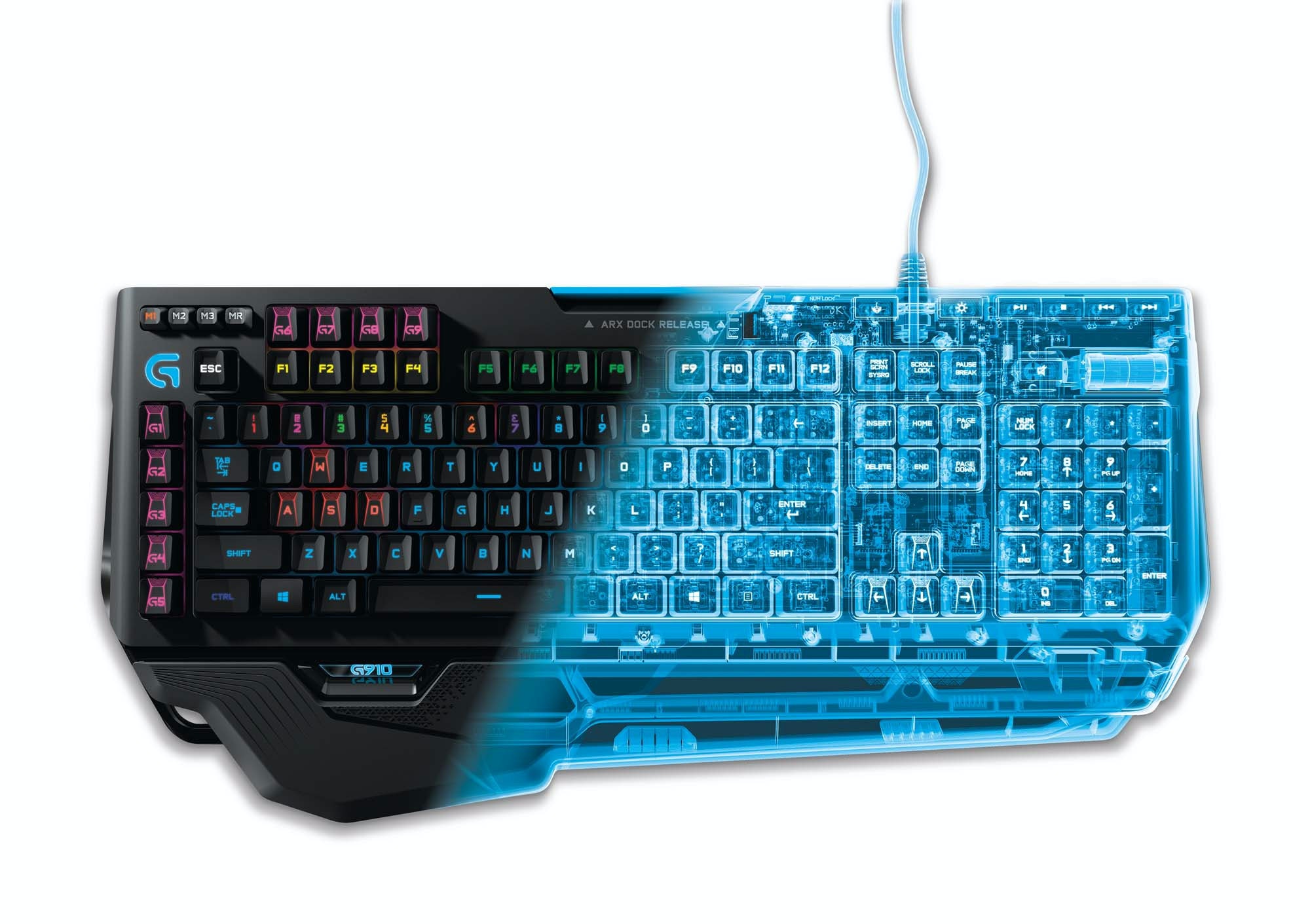 是CES 2015:羅技推出機械式遊戲鍵盤G910 ORION SPARK,採用自有軸Romer-G、RGB背光、整合智慧型手機應用這篇文章的首圖
