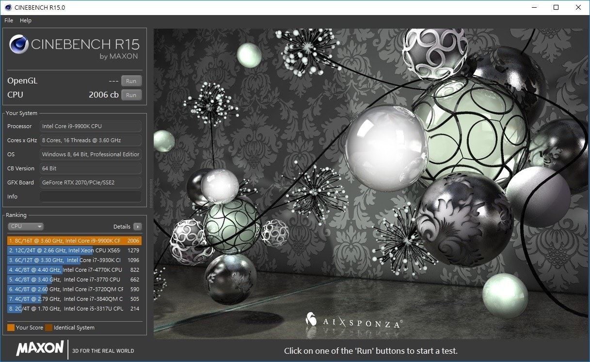 Intel, AMD RYZEN Threadripper 2990WX, Central processing unit, Kaby Lake, Overclocking, Benchmark, Multi-core processor, , Intel Core i7-7700K, , cinebench 11.5, screenshot, sphere, computer wallpaper, technology, graphics, black and white, graphic design, space