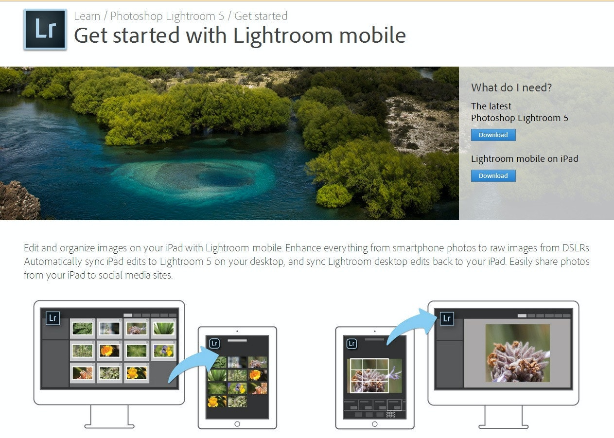 是Adobe 更新 Creative Cloud ，一併宣布 iPad 版 Lightroom這篇文章的首圖
