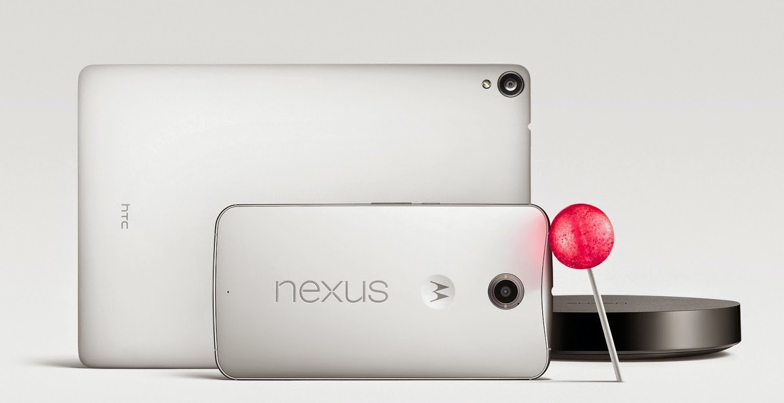 是隨新版 Android 正式公布， Google 一口氣宣布 Nexus 6 、 Nexus 9 與 Nexus Player 三款設備這篇文章的首圖