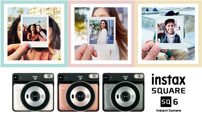 Fujifilm 發表首款純底片式Instax 方形底片拍立得Instax Square SQ6