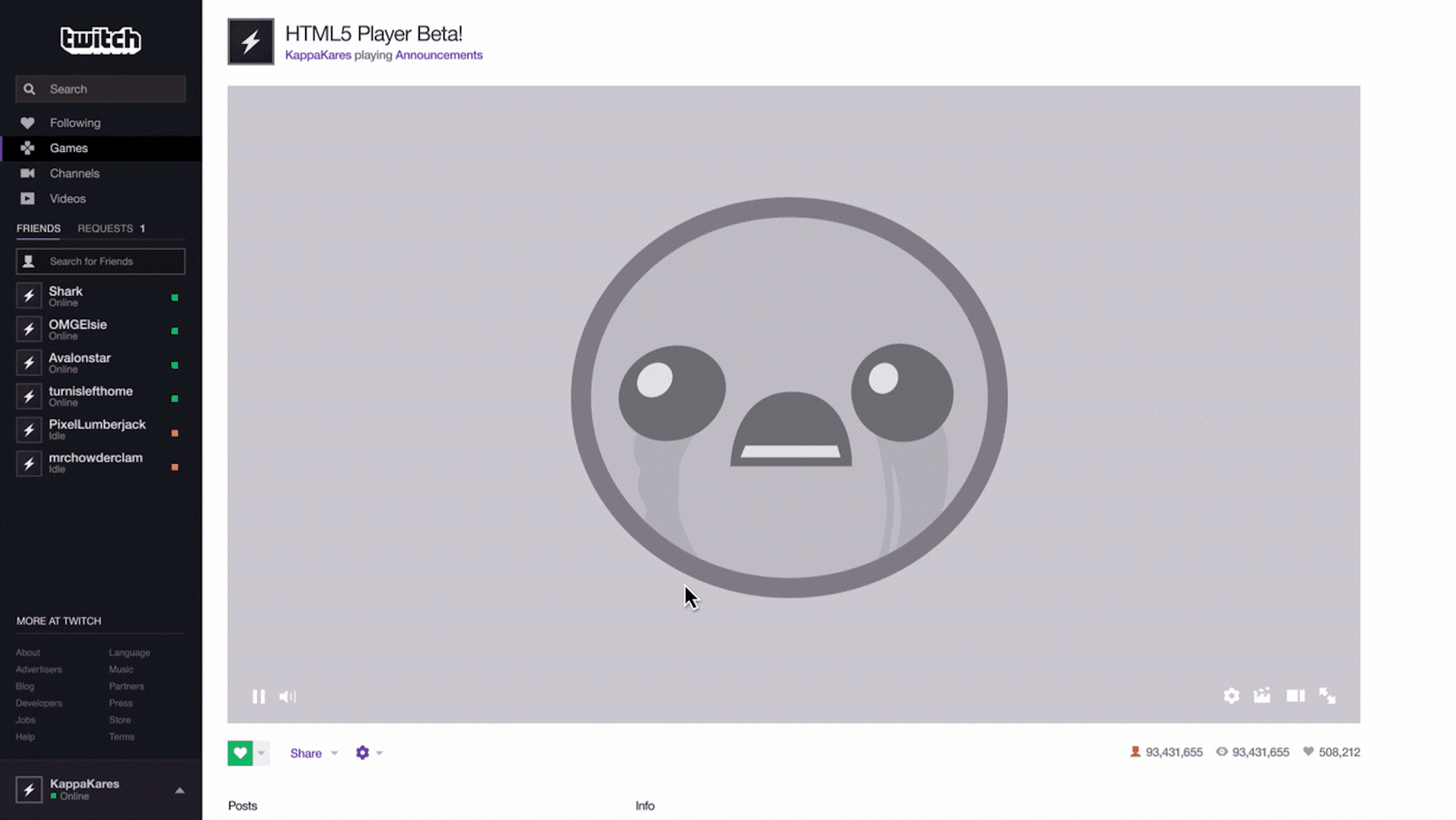 是Twitch 宣布 HTML5 播放器進入特定用戶封測階段，並將逐漸讓 Flash 淡出這篇文章的首圖