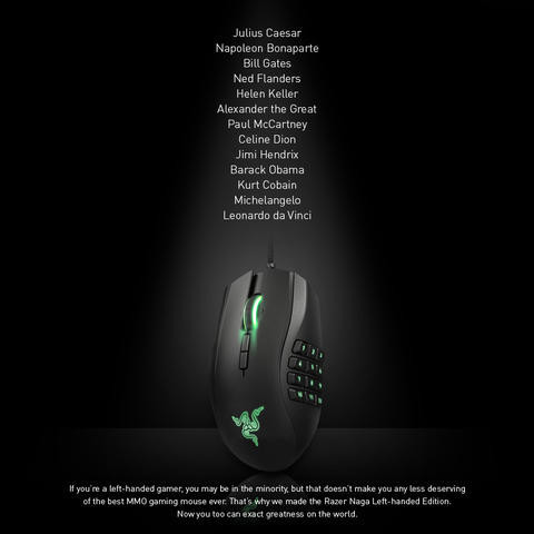 Razer Naga 全新改款，拇指鍵改為機械式並推出左手鼠(70024) - Cool3c