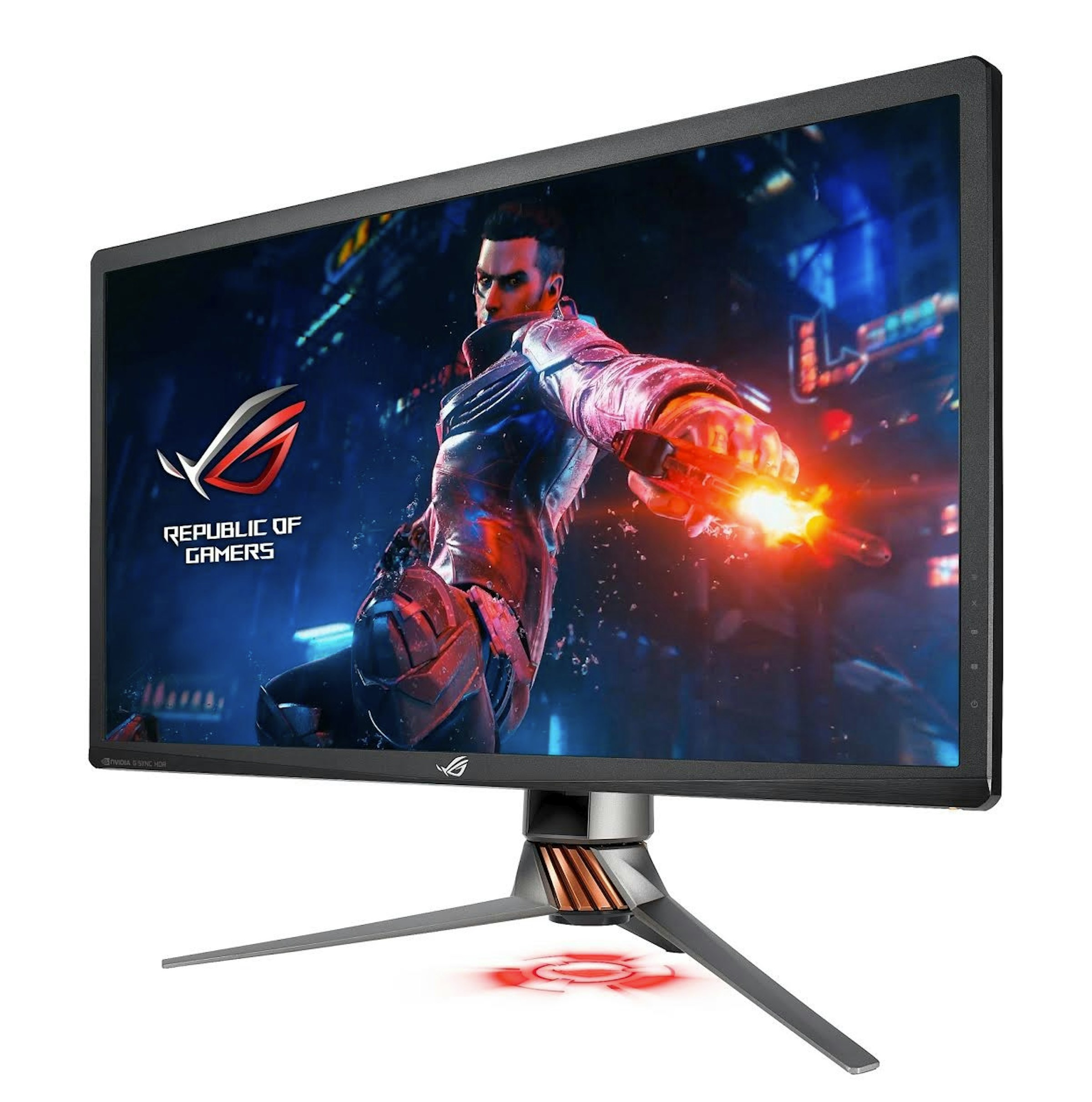 ROG Swift 4K HDR Gaming Monitor PG27UQ, Nvidia G-Sync, Computer Monitors, IPS panel, ASUS, , Ultra-high-definition television, 4K resolution, Refresh rate, High-dynamic-range imaging, asus pg27uq, technology, screen, display device, computer monitor, product, led backlit lcd display, television set, lcd tv, television, display advertising